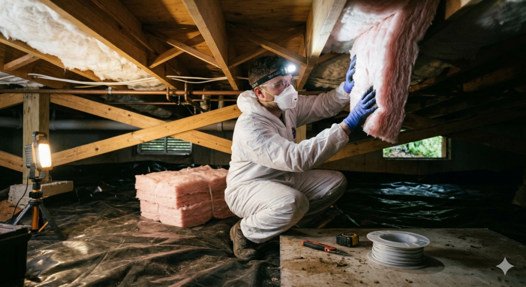 Crawl Space Insulation 2